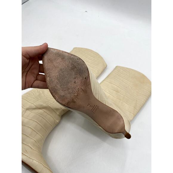 Schutz Maryana Wide Cream boots - Picture 4 of 8